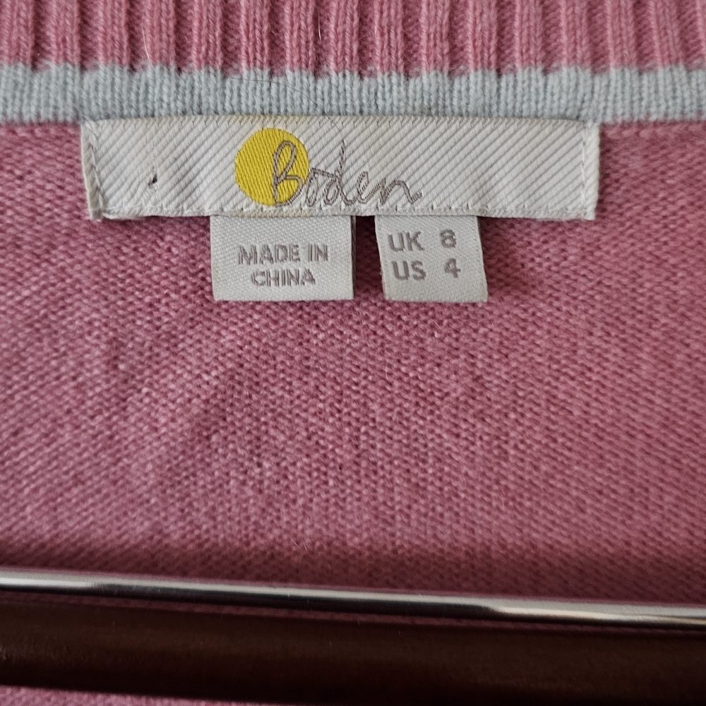 Boden Cashmere V Neck Sweater - Picture 6 of 6